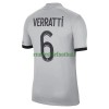 Maillot de Supporter Paris Saint-Germain Verratti 6 Extérieur 2022-23 Pour Homme